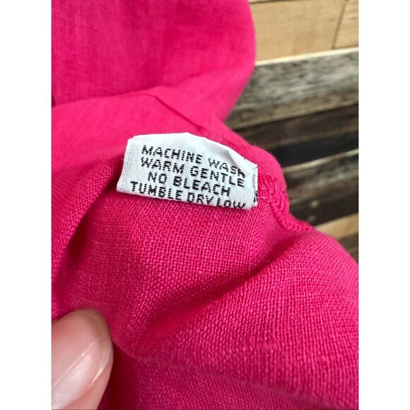Bryn Walker Pink Linen Sleeveless Angeline Tunic lagenlook size XL - Picture 6 of 8
